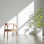 Pusty pokój z wpadającym światłem z okna — symbol pustki i poszukiwania sensu w trzeźwieniu.